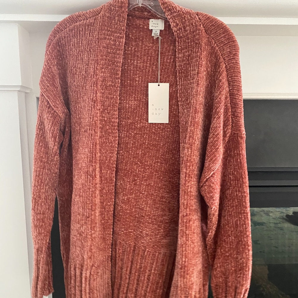 Dusty rose long sweater